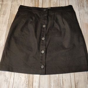 Mod Ref Black Mini Skirt